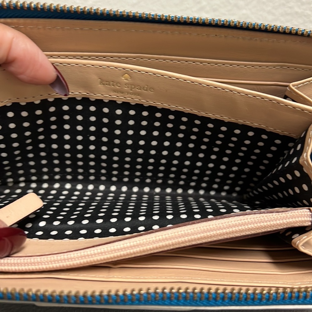 Kate Spade Blue Wallet - Picture 8 of 14